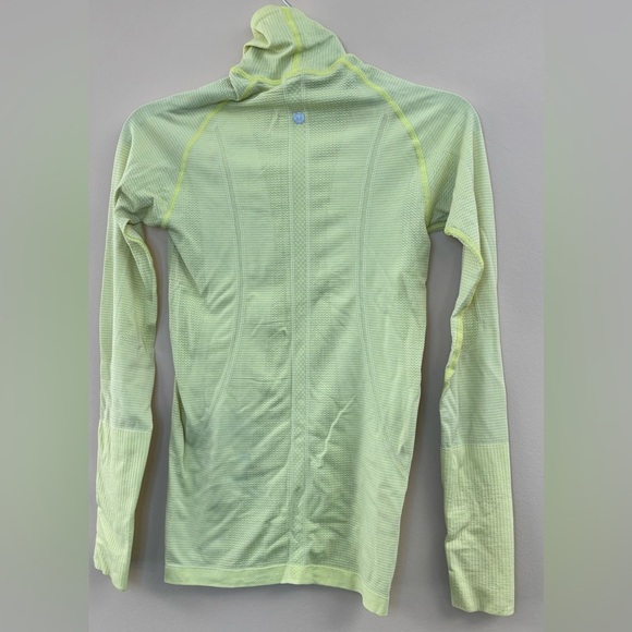 Yellow Lululemon Swiftly Turtleneck, no label- maybe size 4 or 6 - Picture 3 of 3